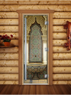 Дверь стеклянная DOORWOOD A025 - вид 2 миниатюра