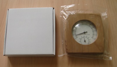 Термогигрометр KD-105 из канадского кедра - вид 1 миниатюра