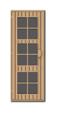 Дверь деревянная комбинированная ЛЕКО модель SL-3R