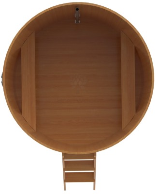 Купель круглая из лиственницы 1400хØ1800 - вид 3 миниатюра