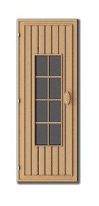 Дверь деревянная комбинированная ЛЕКО модель ESL-R