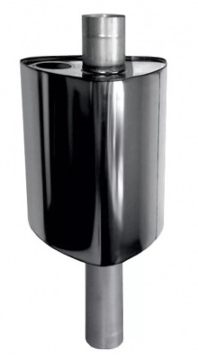 Бак Комфорт треугольный 55 литров на трубе Ø 110, 115 мм - вид 1 миниатюра