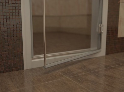Дверь стеклянная бронзовая DOORWOOD Девушка в цветах - вид 2 миниатюра