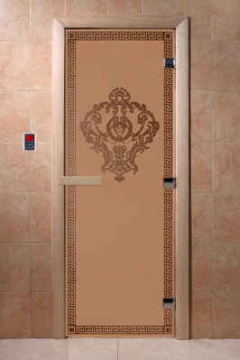 Дверь стеклянная сатин или бронза матовая DOORWOOD Византия - вид 1 миниатюра