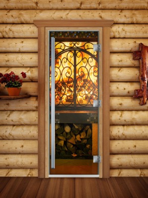 Дверь стеклянная DOORWOOD A041 - вид 2 миниатюра