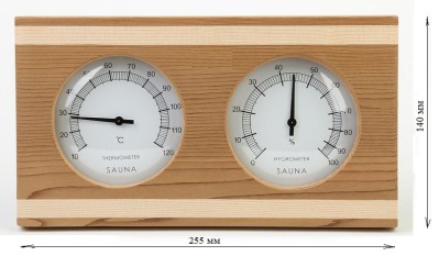 Термогигрометр Очки KD-212 из канадского кедра/сосны