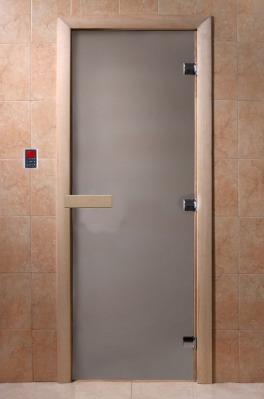 Дверь стеклянная сатин DOORWOOD 700х1800 (хвоя)